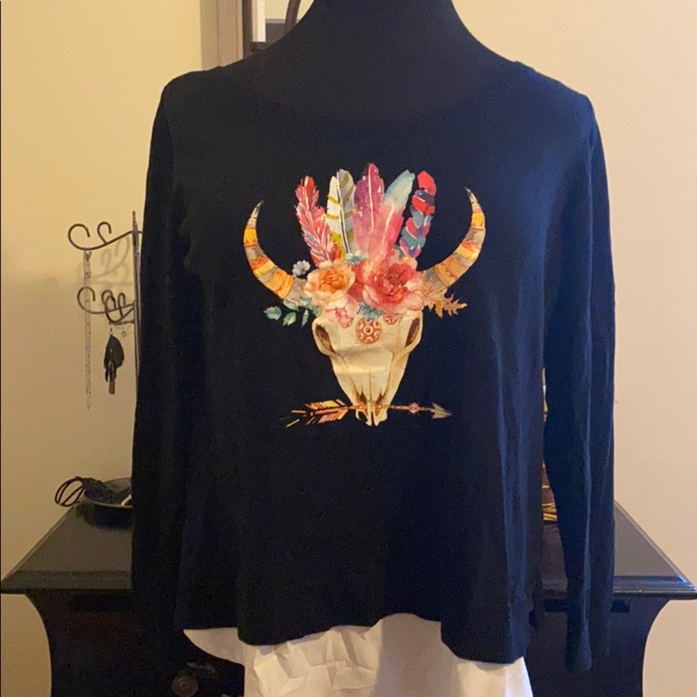 Torrid back Tie sweater
